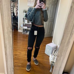 Eunina Jeans High Rise Black Wash